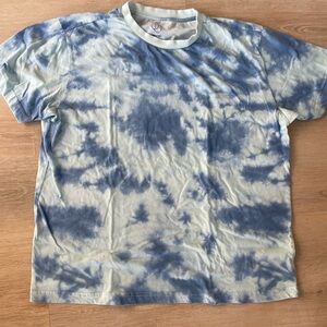 Blue and white the tiedye t-shirt